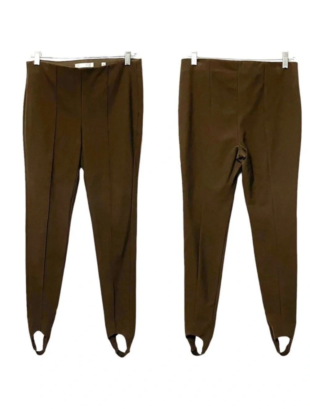 VINCE Cotton Blend Stirrup Leggings S